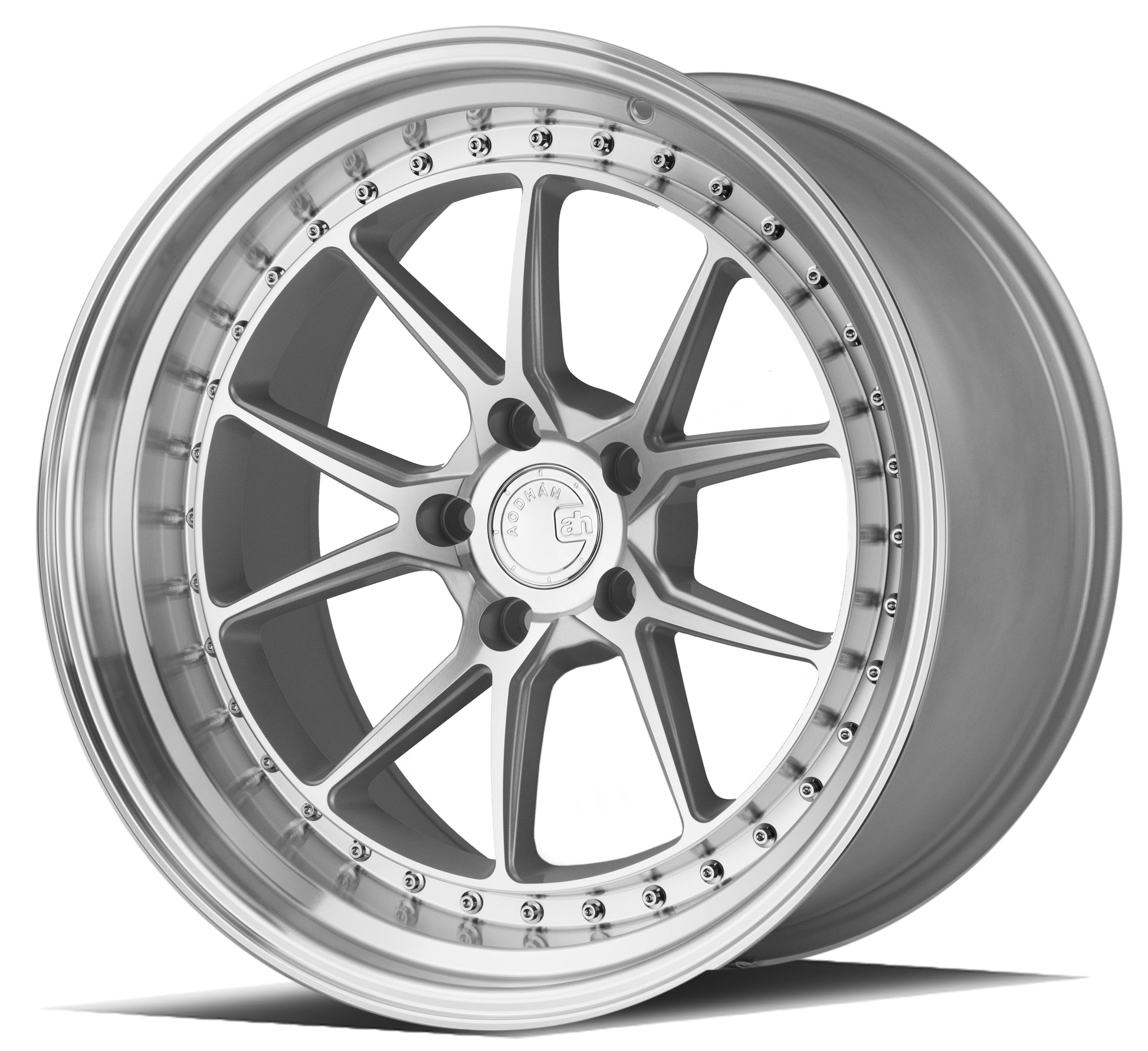Aodhan DS08 19x11 rim deep dish silver 5X4.5 wheel ET22 Hellaflushed