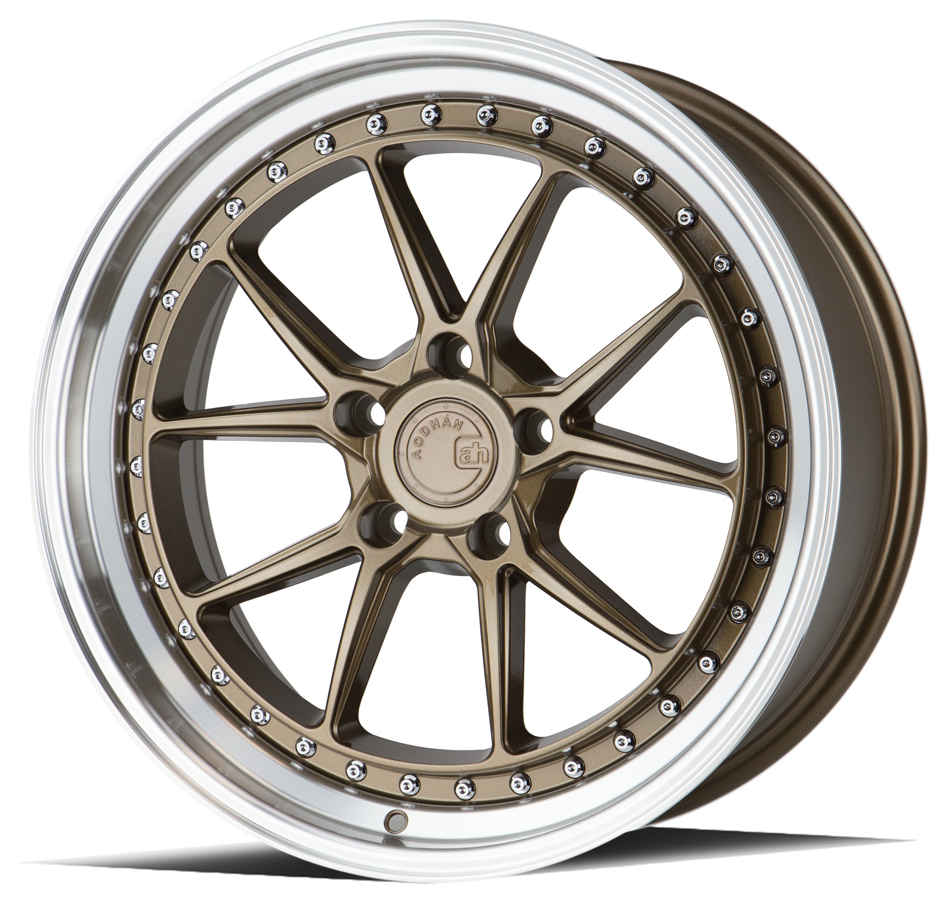 Aodhan DS08 19x8.5 rim light-weight bronze 5x120 wheel ET35 Hellaflushed