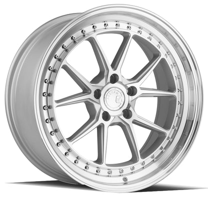 Aodhan DS08 19x8.5 wheel 5x114.3 Silver Semi Forged Deep Dish Rim