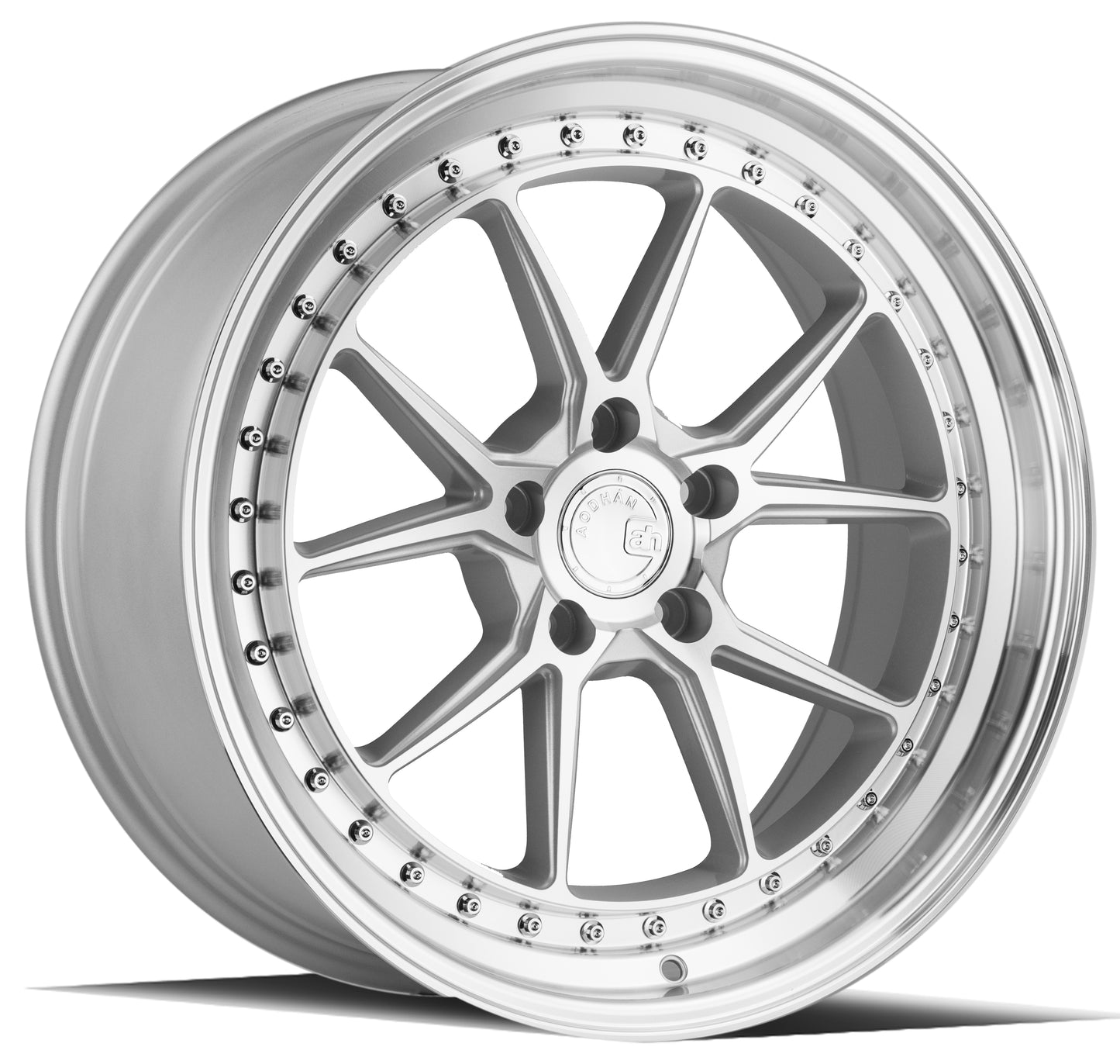 Aodhan DS08 19x8.5 wheel 5x120 Silver Semi Forged Deep Dish Rim