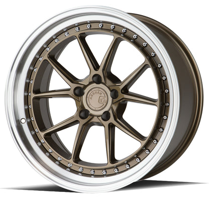 Aodhan DS08 19x9.5 rim light-weight bronze 5X4.5 wheel ET15 Hellaflushed