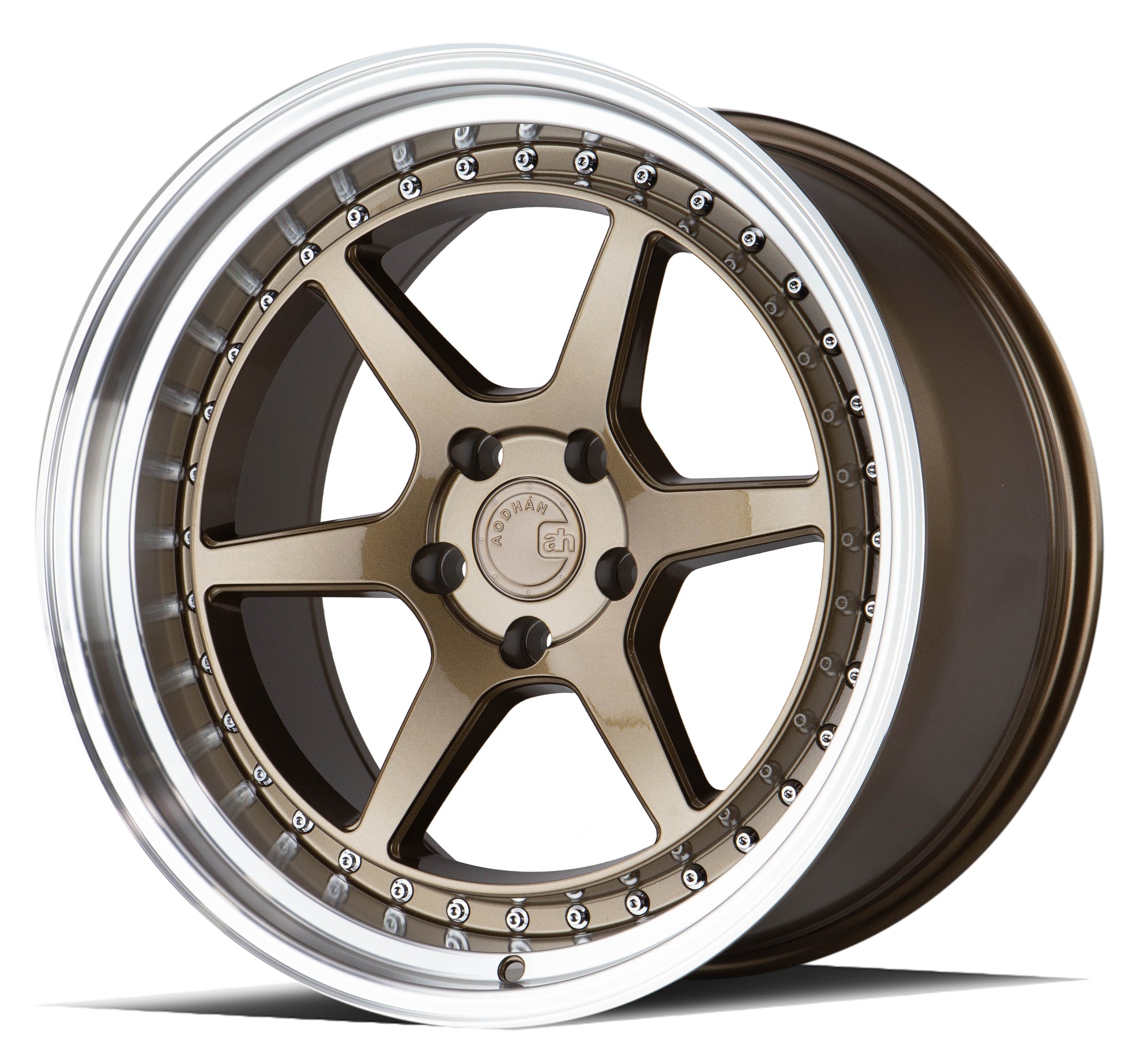Aodhan DS09 18x10.5 rim light-weight bronze 5X4.5 wheel ET15 Hellaflushed