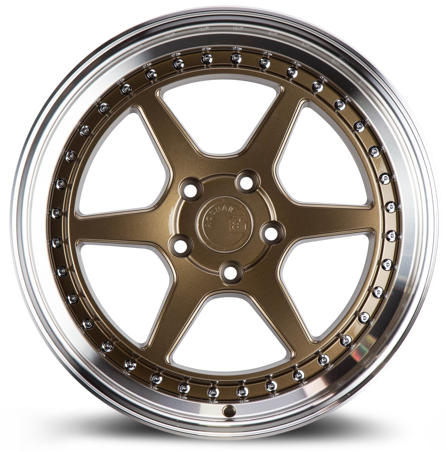 Aodhan DS09 18x8.5 semi forged bronze 5x100 wheel ET35 stance