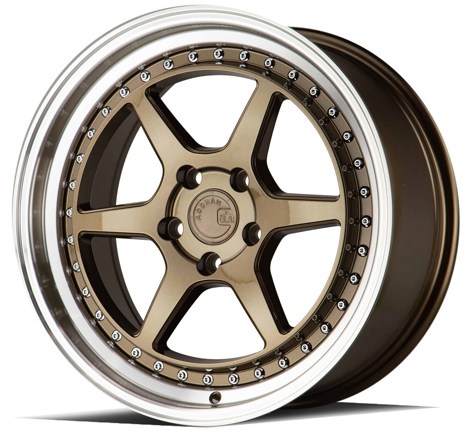 Aodhan DS09 19x8.5 rim light-weight bronze 5X4.5 wheel ET35 Hellaflushed