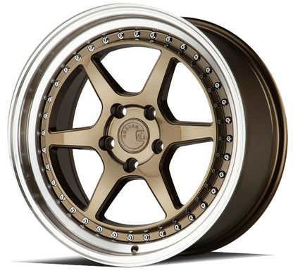 Aodhan DS09 19x8.5 rim light-weight bronze 5X4.5 wheel ET35 Hellaflushed