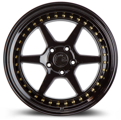 Aodhan DS09 18x9.5 semi forged black 5x100 wheel ET35 stance