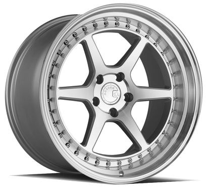 Aodhan DS09 19x11 wheel 5x114.3 Silver /Machined Face Semi Forged Rim