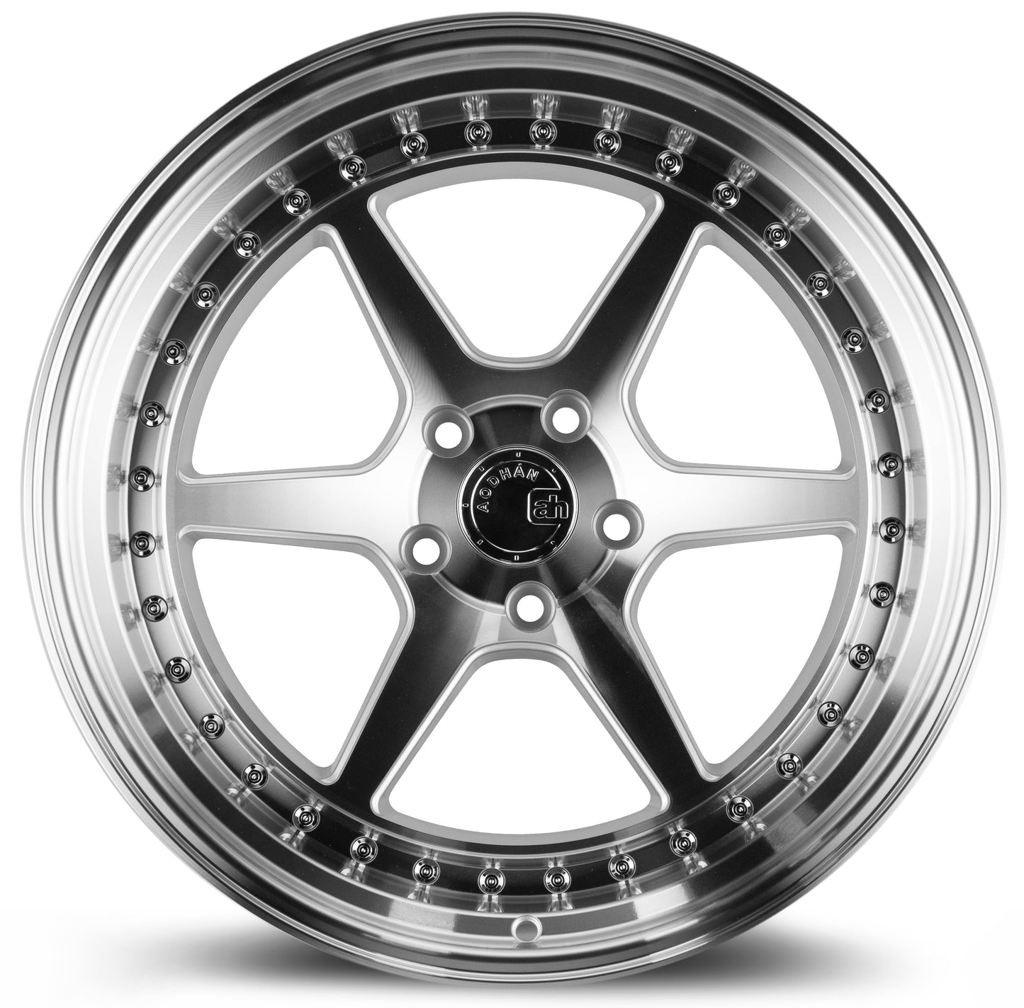 Aodhan DS09 19x11 semi forged silver 5x114.3 wheel ET22 stance