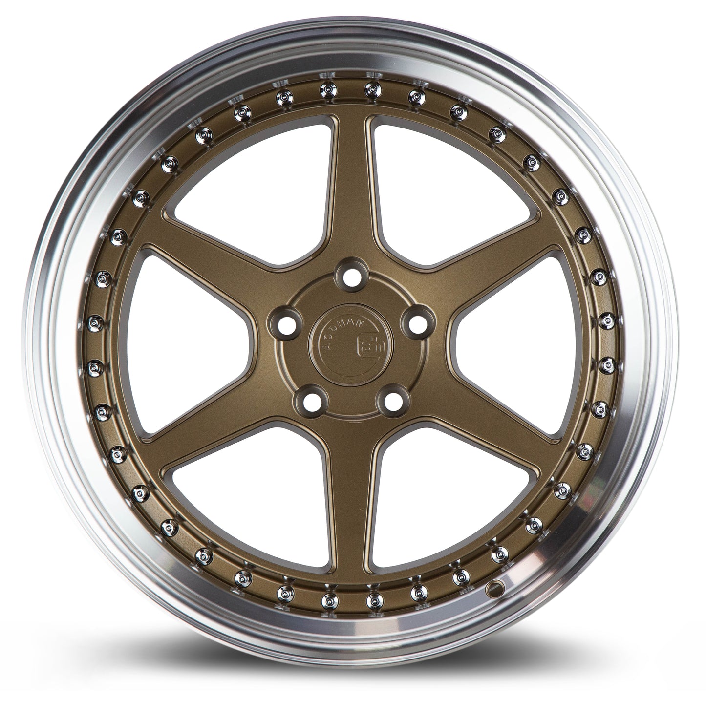 Aodhan DS09 19x9.5 semi forged bronze 5x114.3 wheel ET22 stance