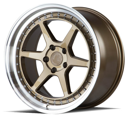 Aodhan DS09 19x9.5 rim light-weight bronze 5X4.5 wheel ET15 Hellaflushed