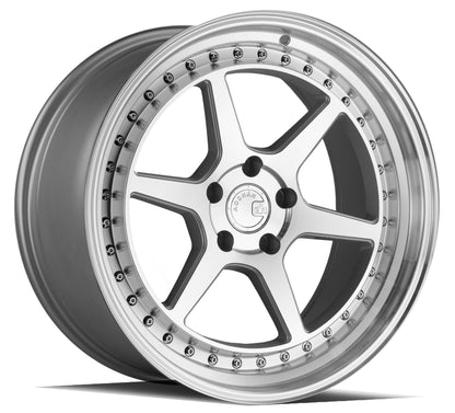 Aodhan DS09 19x9.5 wheel 5x114.3 Silver /Machined Face Semi Forged Rim