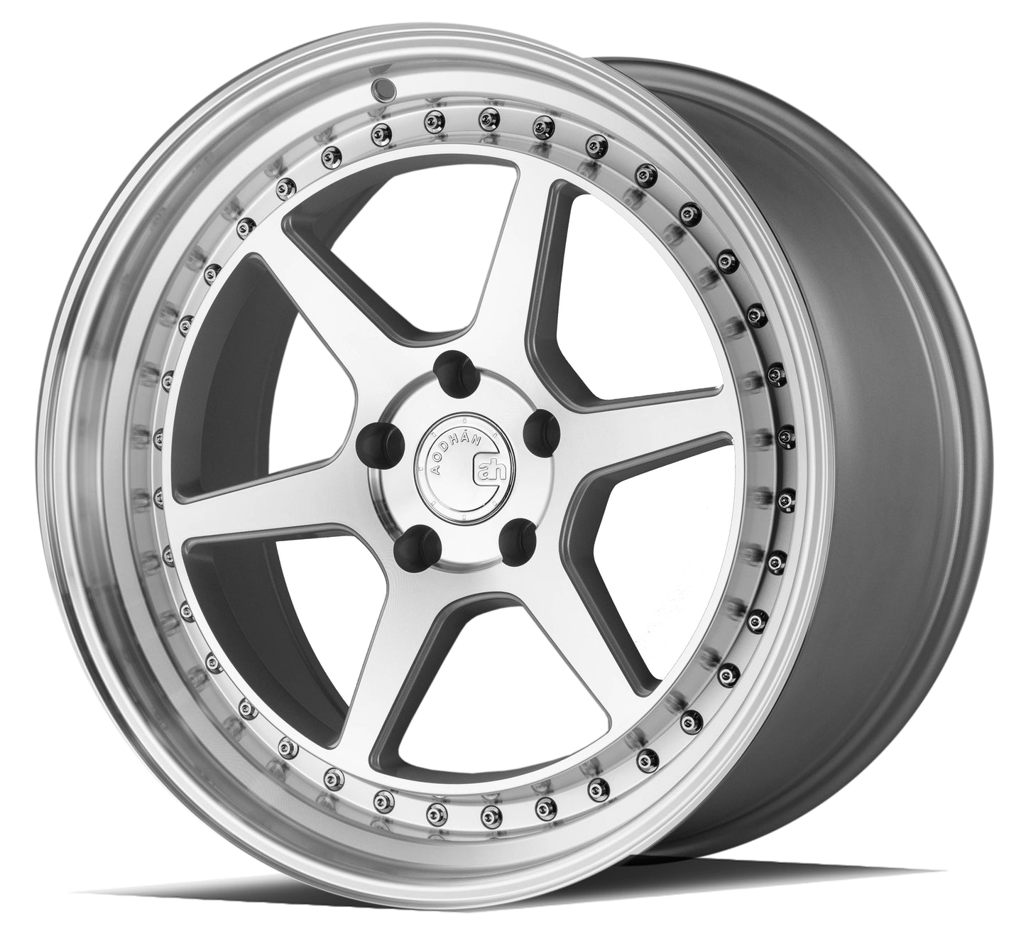 Aodhan DS09 18x9.5 rim light-weight silver 5X4.5 wheel ET30 Hellaflushed