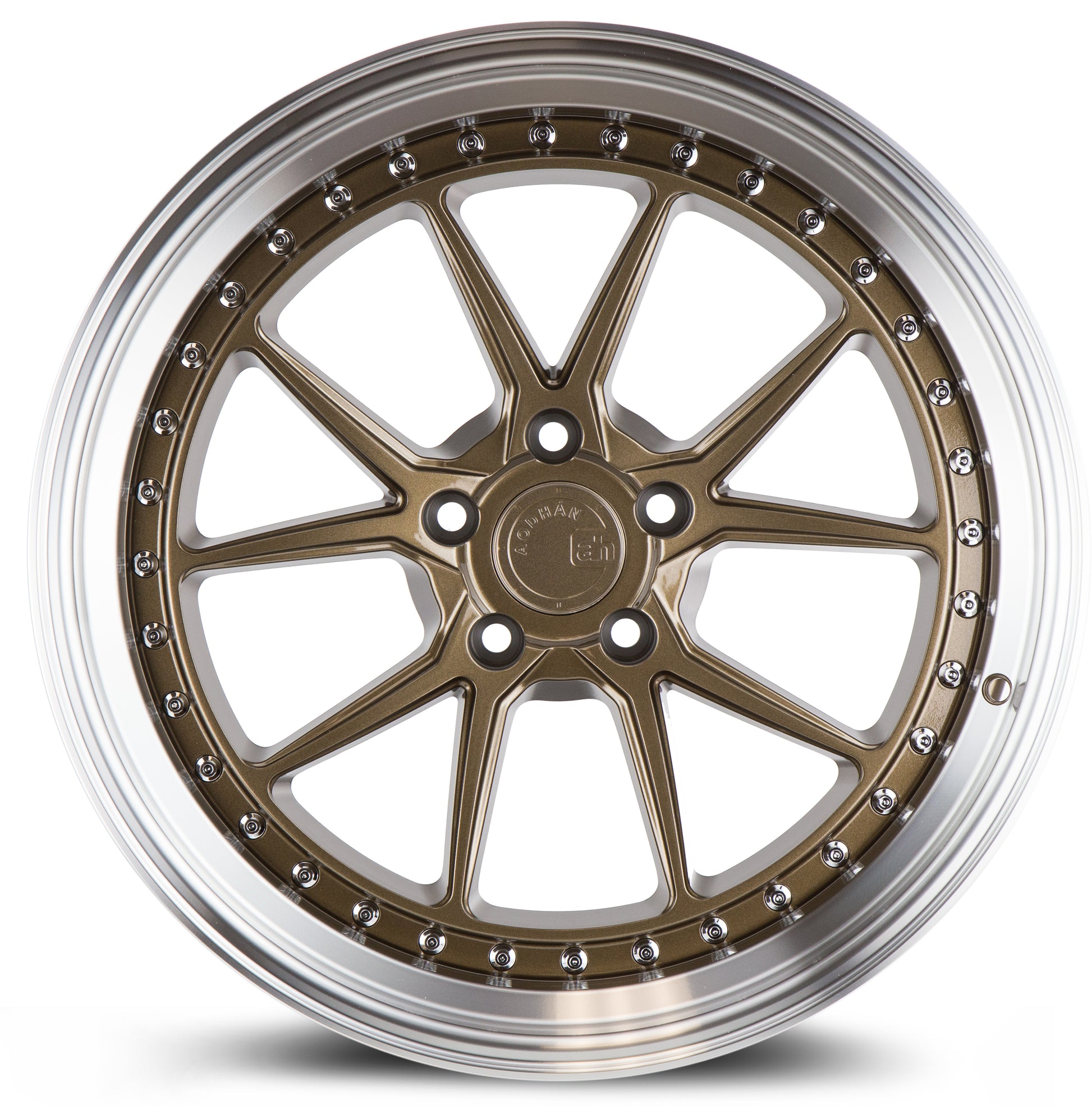 Aodhan DS08 19x9.5 semi forged bronze 5x120 wheel ET35 stance