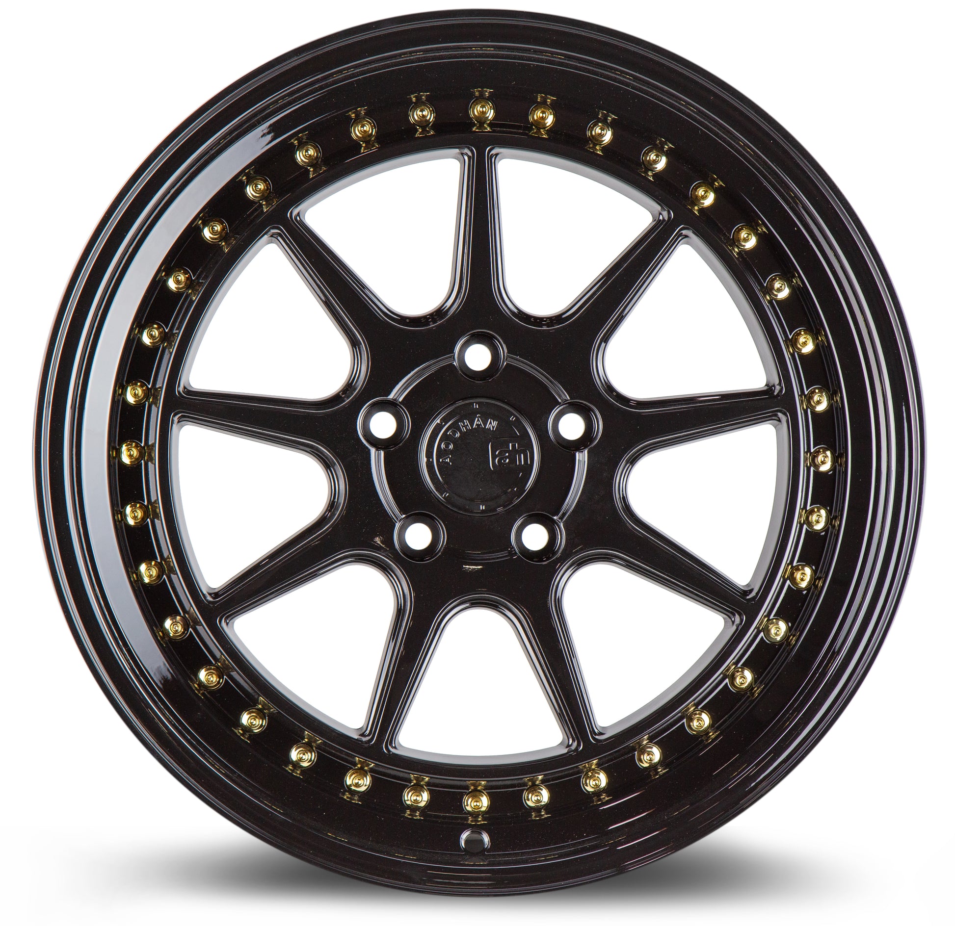 Aodhan DS-X 18x10.5 semi forged black 5x114.3 wheel ET15 stance