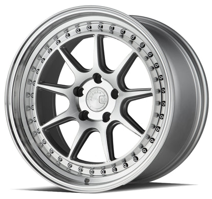 Aodhan DS-X 18x10.5 rim light-weight silver 5X4.5 wheel ET22 Hellaflushed
