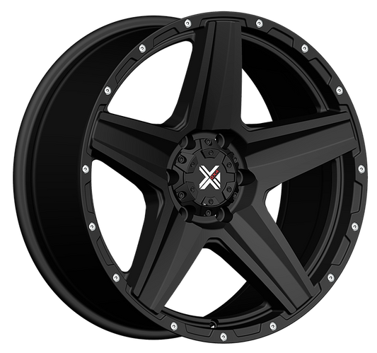 DX4 20x9 DEATH STAR 6x5.31 6x135 Matte black wheels