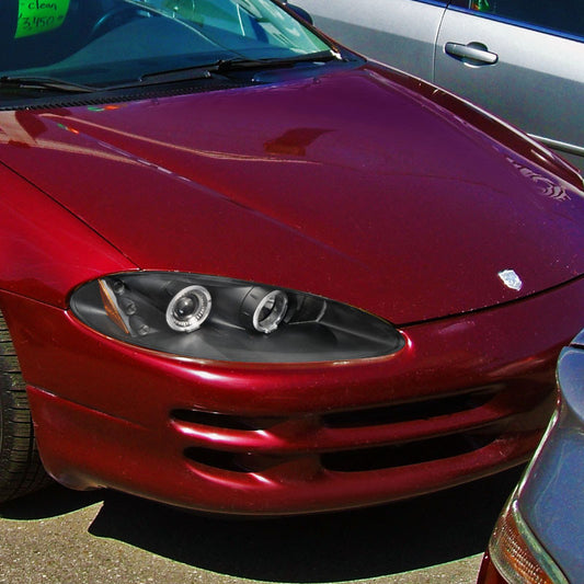 1998-2004 Dodge Intrepid Halo Projector Spec-D Headlights Black