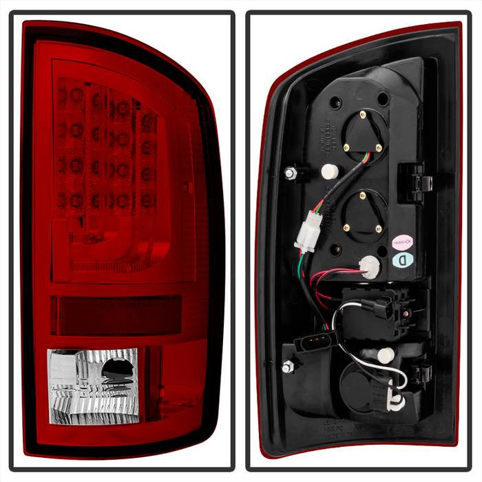 Spyder Dodge 2007 Ram 1500 2500 3500 V2 LED tail lights red