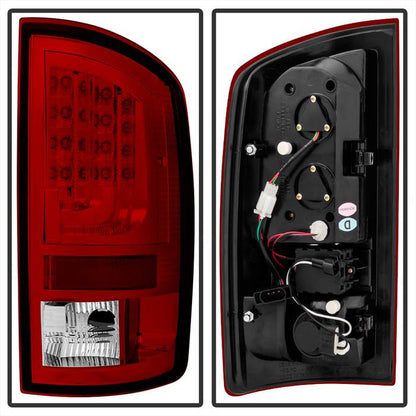 Spyder Dodge 2007 Ram 1500 2500 3500 V2 LED tail lights red