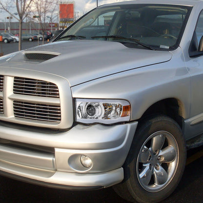 2002-2005 Dodge Ram 3500 Projector Spec-D Headlights Chrome