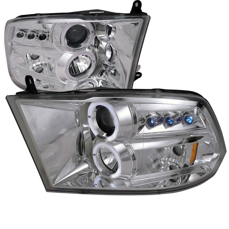 Spec-D 2009-18 Dodge Ram 1500 2500 3500 Projector Headlights Chrome