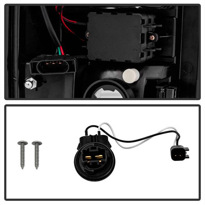 Spyder Dodge 2008 Ram 1500 2500 3500 V2 LED tail lights red