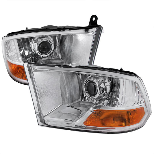 Spec-D 09-14 Dodge Ram 1500 2500 Projector Headlights Chrome