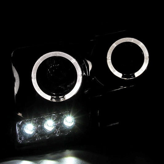 2006-2008 Dodge Ram Projector Spec-D Headlights Black Smoked