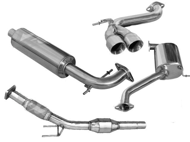 Tsudo 06-10 VW Rabbit 2.5L MK5 2dr/4dr hatch Catback Downpipe System ...