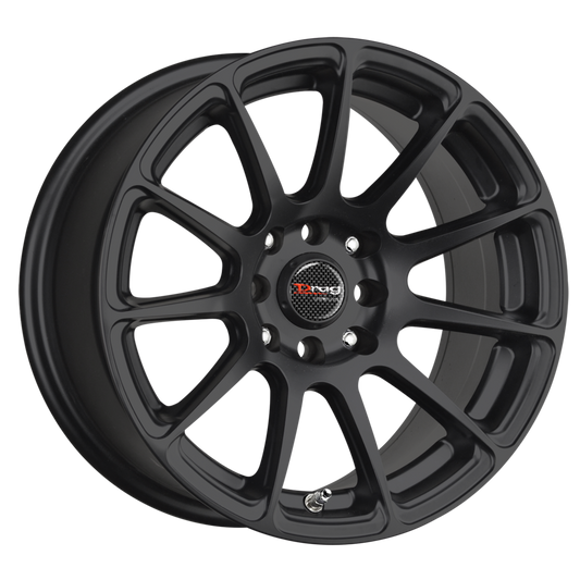 Drag DR-66 Wheels 17x7 4x100 4x114.3 Matte Black Rims (DR66177044073BF1)