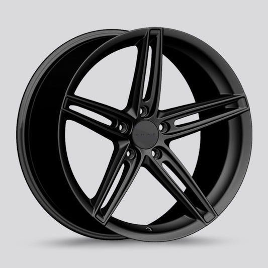 Drag Wheels Dr-73 18x8 5x108 ET40 CB73.1 Flat Black 5-Spoke Rims