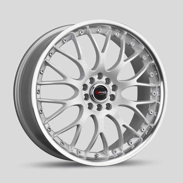 Drag Wheels Dr-19 17X7.5 5X100 5X114.3 Et47 Silver Rims