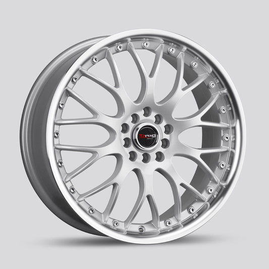 Drag Wheels Dr-19 16X7 5X108 5X115 Et40 Silver Rims