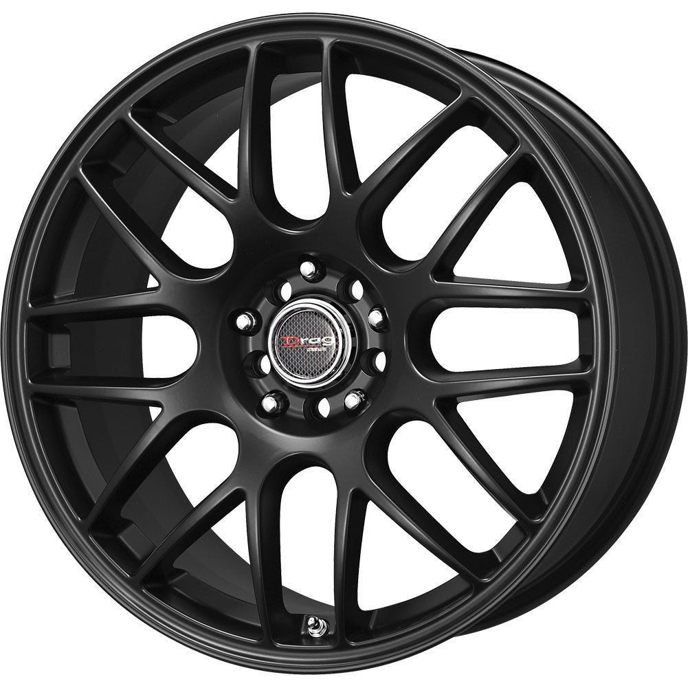 Drag Wheels Dr-34 15X7 5X108 5X115 Matte Black Mesh Rims