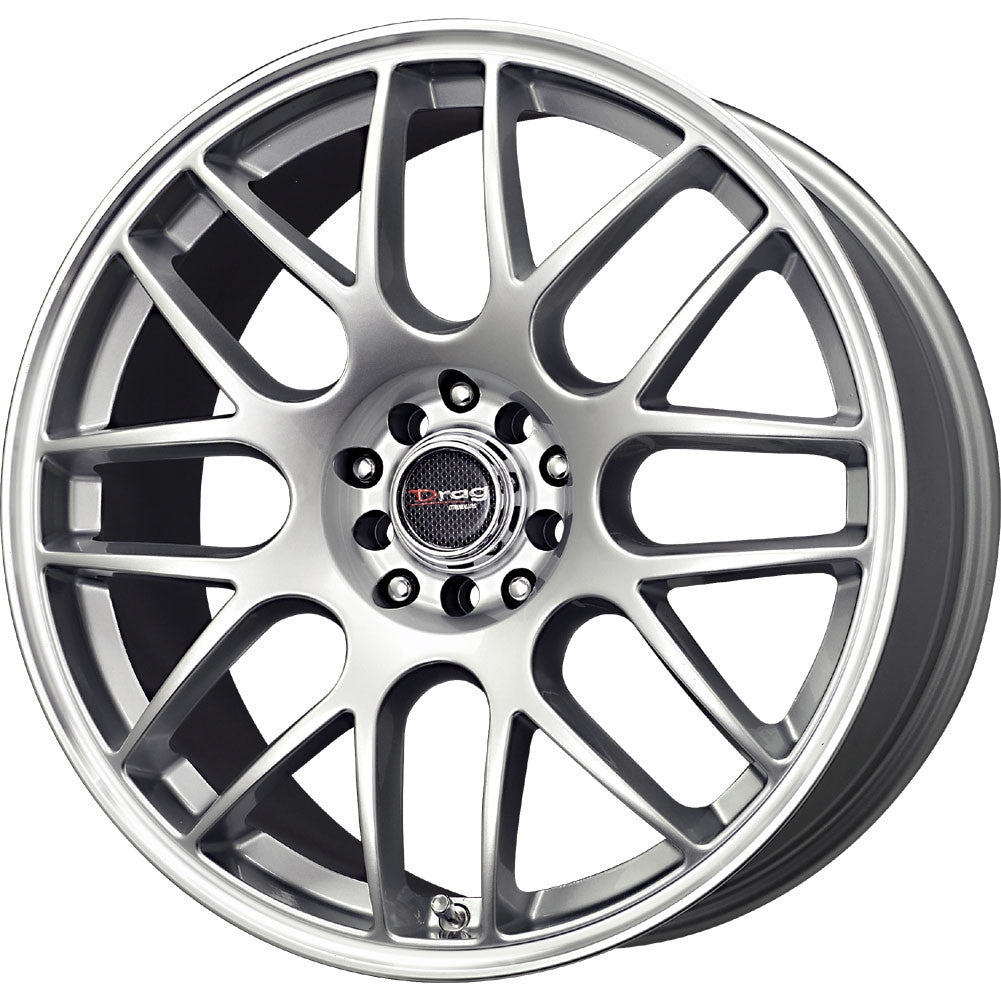 Drag Wheels Dr-34 14X5.5 4X100 4X114 Silver Mesh Rims