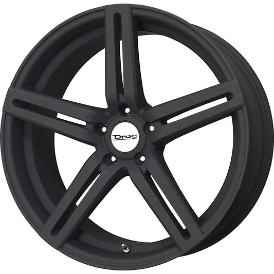 Drag Wheels Dr-60 19X9.5 5X114.3 Et20 Flat Black Full Paint Rims