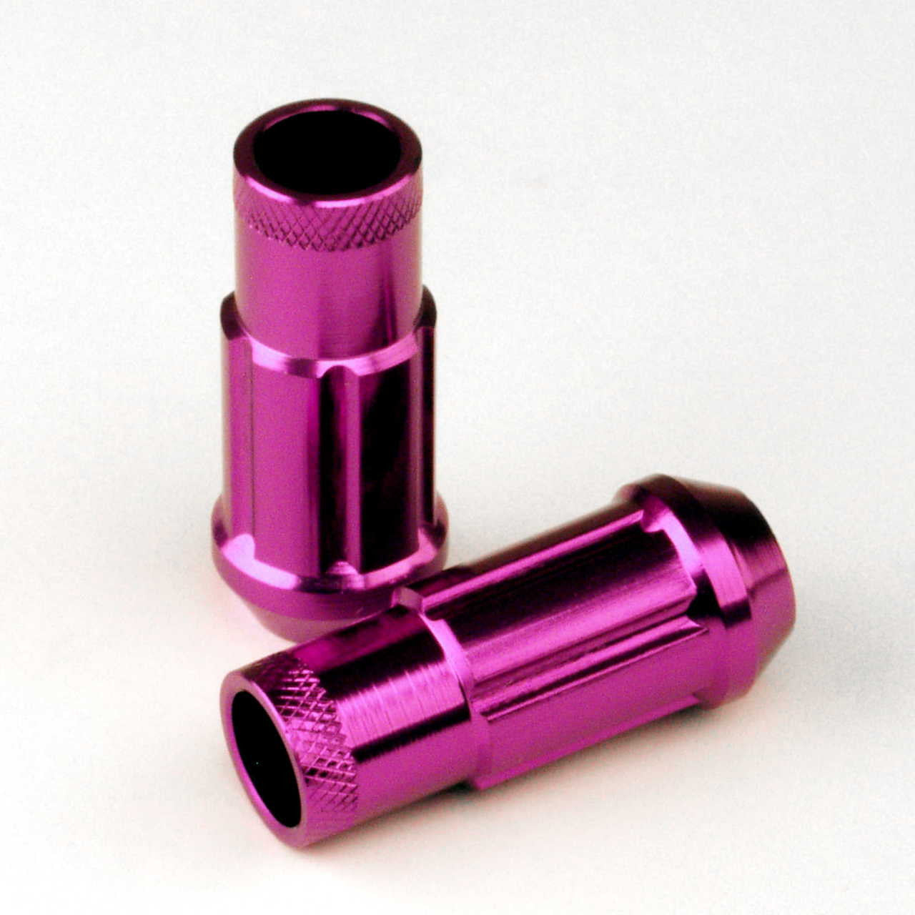 Drag Wheels 12x1.5 Purple Open End Splined Aluminum Extended Lug Nuts