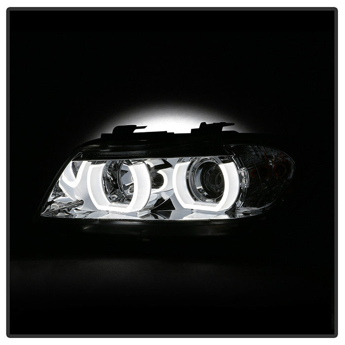 E90 BMW E90 2008 light bar ring Headlights Chrome