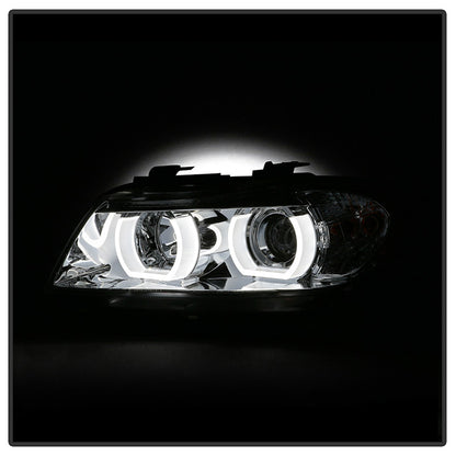 E90 BMW E90 2008 light bar ring Headlights Chrome