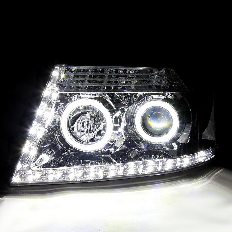 2004-2008 Ford F150 06-2008 Lincoln Mark Projector Spec-D Headlights Chrome