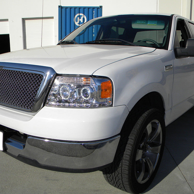 2LHP-ECLD02JM-RS 2002-06 Cadillac Escalade Projector Headlights Black