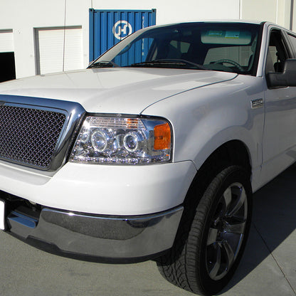 2LHP-ECLD02JM-RS 2002-06 Cadillac Escalade Projector Headlights Black