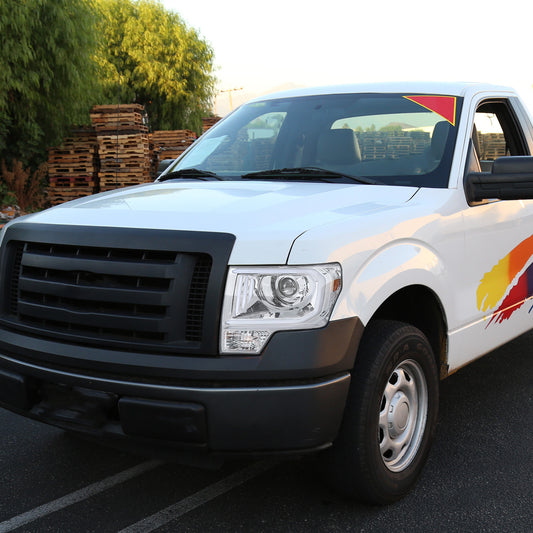 2009-2014 Ford F150 Projector Spec-D Headlights LED Bar Chrome