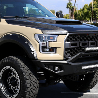 Spe-D 2015-2017 Ford F150 LED Bar Spec-D Headlights Black Clear Lens