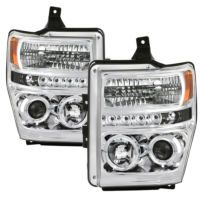 Ford F250 F350 F450 Super Duty 08-10 Projector Headlights.