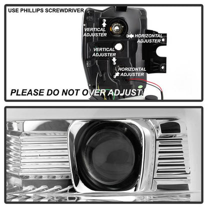 Ford F350 Super Duty v2 Projector Headlights - Switch Back Light Bar