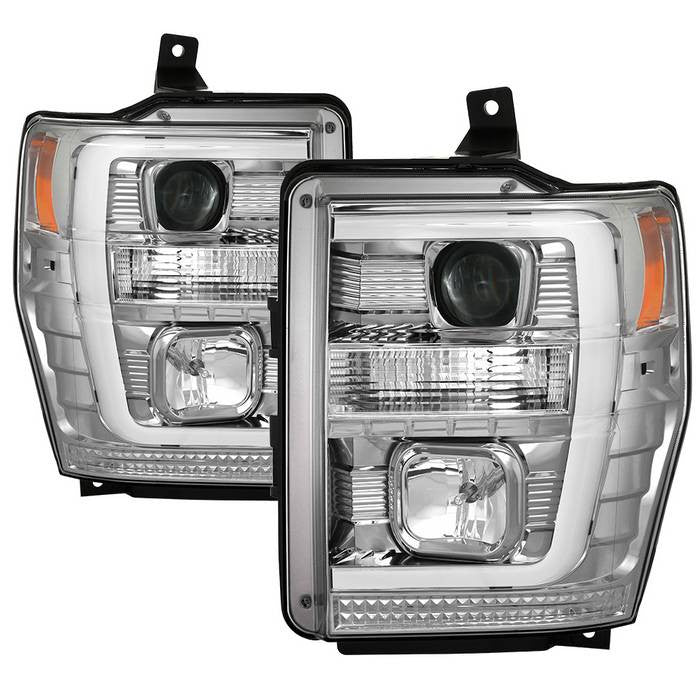 Ford F450 Super Duty v2 Projector Headlights - Switch Back Light Bar