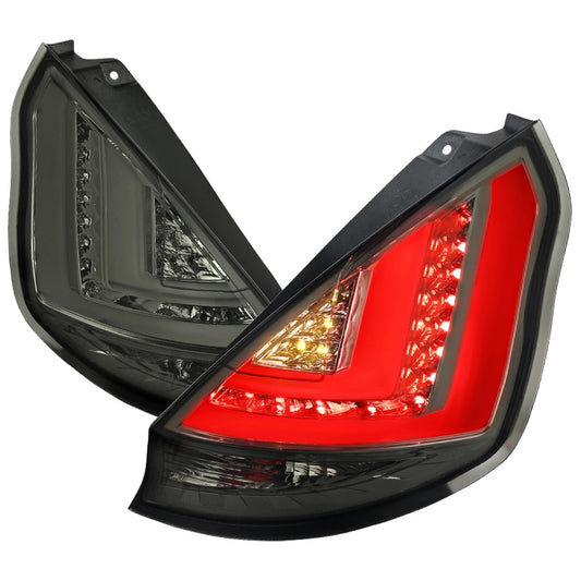 Spec-D 11-12 Ford Fiesta LED Tail Lights Smoked