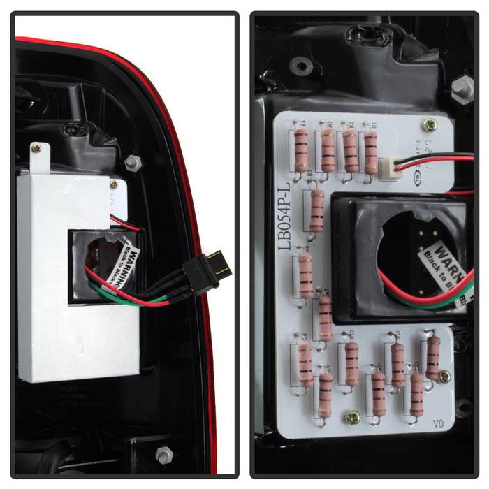 Spyder Super Duty 08-16 F250 F350 F450 LED tail lights red