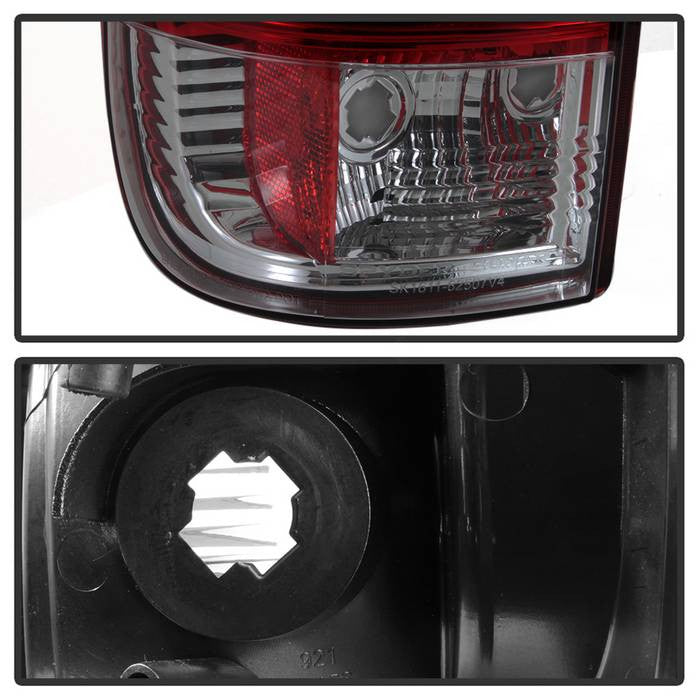 Spyder Super Duty 08-16 F250 F350 F450 LED bar taillights red